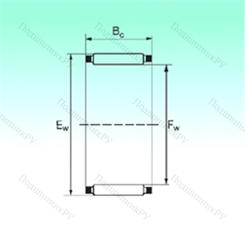 Подшипник игольчатый радиальный K 39x44x24 от производителя  NBS