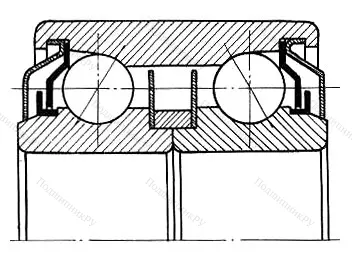 Модификация подшипника 4-886701Ю размер 13x70x51