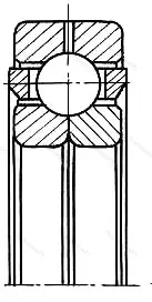 Подшипник  QJ 256 (176256) размер 280x500x80 от производителя  SKF Подшипник  QJ 256 (176256) размер 280x500x80 от производителя  SKF