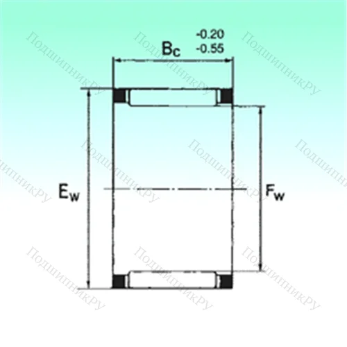 Подшипник игольчатый радиальный KZK 23x29x13 от производителя  NBS