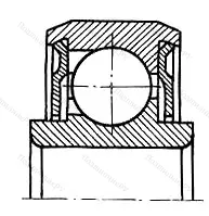 Модификация подшипника 980077ЮУТС16 размер 7x19x6/8