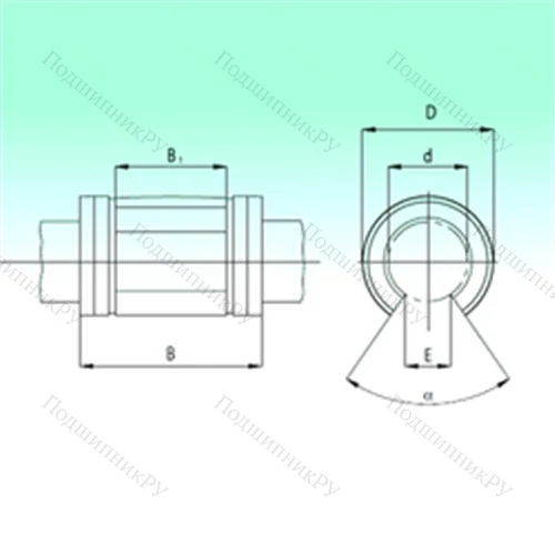 Подшипник шариковый линейный KNO 2558-PP