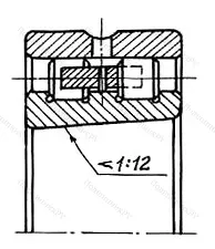 Подшипник  21821/670 размер 670x980x180 от производителя  ГПЗ-9