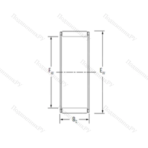 Подшипник игольчатый радиальный K 45X 50X 27FH