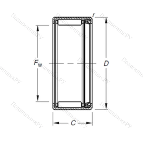 Подшипник игольчатый радиальный