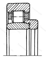 Модификация подшипника 52927ГМ размер 135x280x93 от производителя  ЕПК Модификация подшипника 52927ГМ размер 135x280x93 от производителя  ЕПК