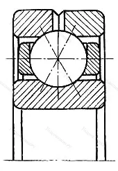 Подшипник  116306 (Q 306) размер 30x72x19 от производителя  ГПЗ-20 Подшипник  116306 (Q 306) размер 30x72x19 от производителя  ГПЗ-20
