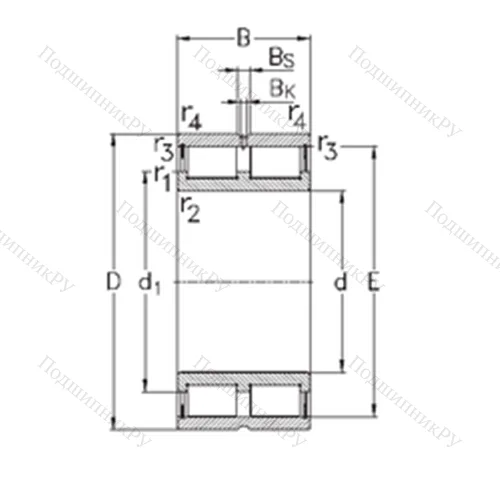 Подшипник роликовый радиальный NNCL 4936-V
