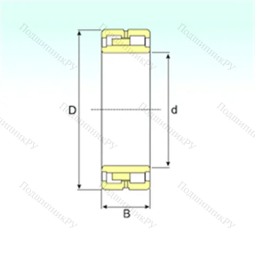 Подшипник роликовый радиальный NN 49/1000 W 33X от производителя  ISB Подшипник роликовый радиальный NN 49/1000 W 33X от производителя  ISB