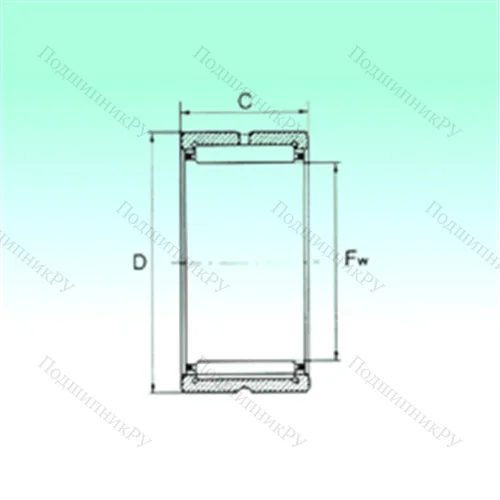 Подшипник игольчатый радиальный NK 14/20