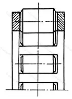 Модификация подшипника 822707Д размер 35x55x25 МПЗ