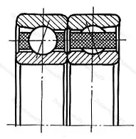 Подшипник  7222B/DB (266222) размер 110x200x76 от производителя  SKF