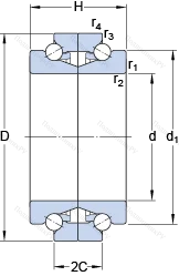 Подшипник BTW 80 CTN 9/SP