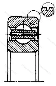 Модификация подшипника 4-7601/2,5Ю5Т размер 2,5x8x2,8 ГПЗ-5