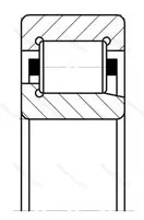 Подшипник  NJ 334 (42334) размер 170x360x72 от производителя  SKF