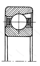 Подшипник  7950908 размер 40x62x8 от производителя  ГПЗ-4