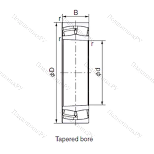 Подшипник роликовый радиальный 24032EX 1K 30