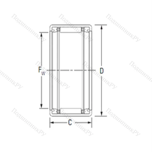 Подшипник игольчатый радиальный JTT-910