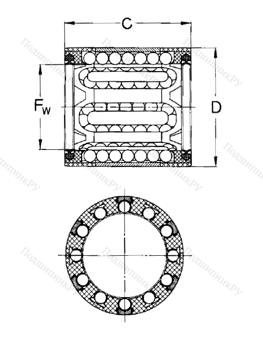 Подшипник LBBR 25-2LS в Липецке