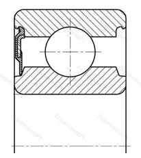 Подшипник 20803A размер 17x47x15,5 от производителя  URB