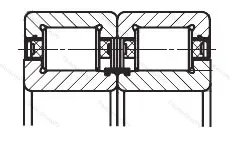 Модификация подшипника 882726Е2МС43 размер 129,96x250x161,2