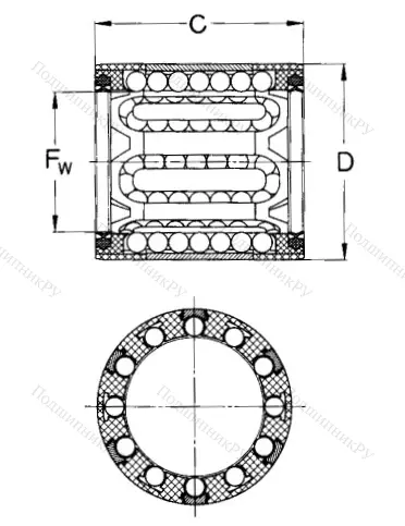 Подшипник LBBR 50-2LS в Липецке