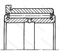 Подшипник  284913 размер 67x102/117x51,2/58