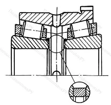 Модификация подшипника 4-697920Л1У размер 98,425x152,4/159x92