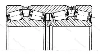 Модификация подшипника 6-77760ХЛКМ размер 300x500x348,5