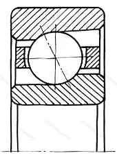 Подшипник 7202B/P 6 размер 15x35x11,5 от производителя  SKF