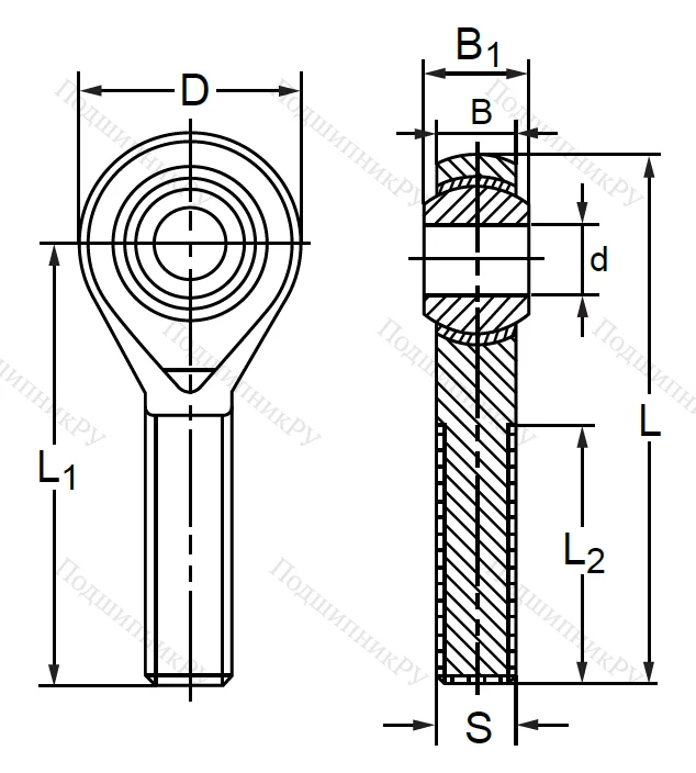 Шарнирная головка POS 6 L в Липецке