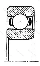 Подшипник  350716 размер 80x165x50