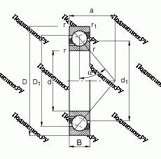 7010A 5TRV 1VSUMP 3 радиально-упорный шпиндельный подшипник