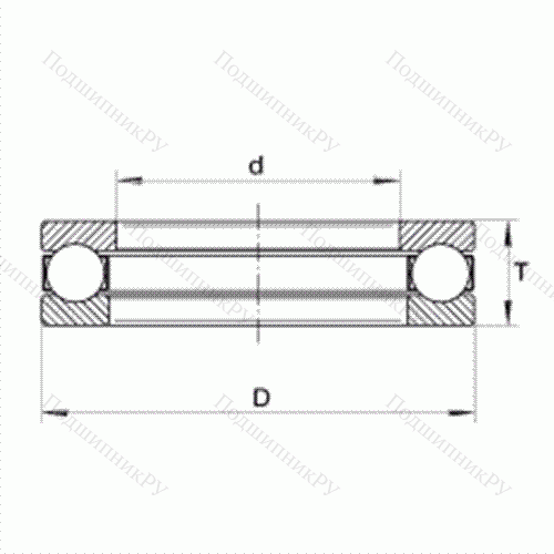 Подшипник шариковый упорный 2132 от производителя  INA Подшипник шариковый упорный 2132 от производителя  INA