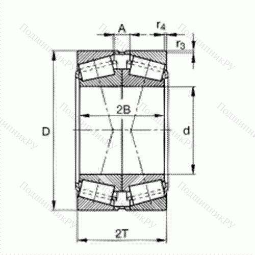 Подшипник роликовый конический 32236-XL-DF-A 330-380 от производителя  FAG Подшипник роликовый конический 32236-XL-DF-A 330-380 от производителя  FAG